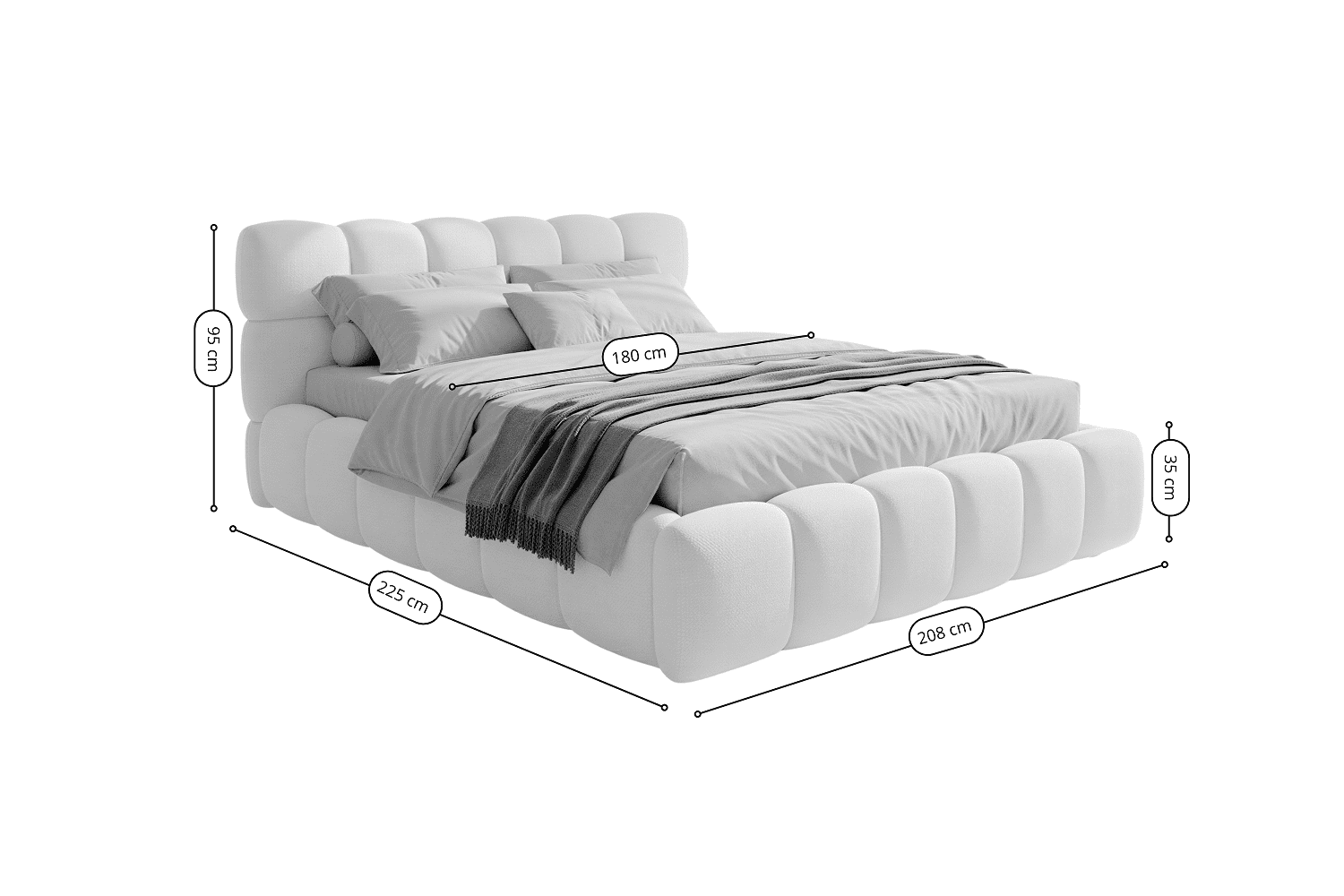 Boston Slim Quelle кровать с ящиком для белья (Special) — изображение 16