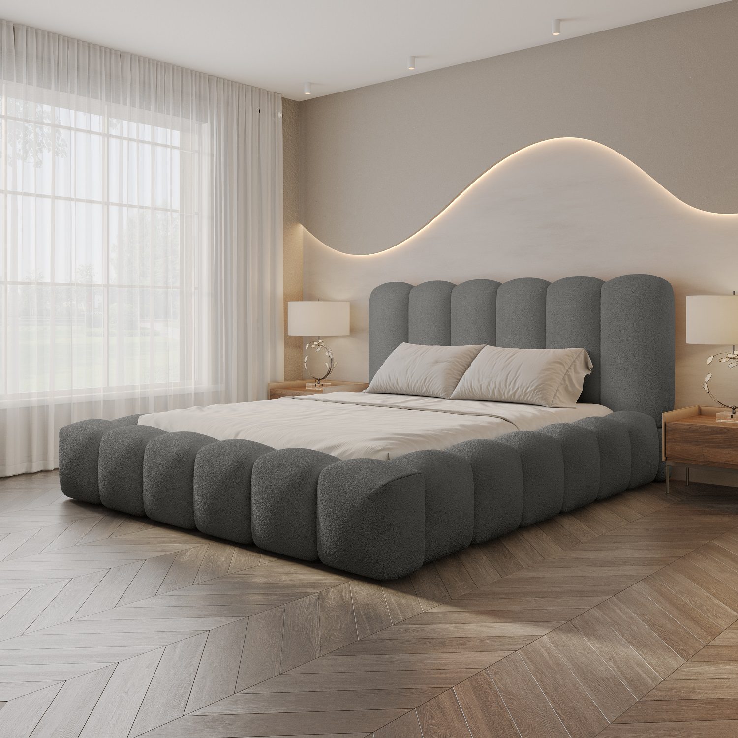 Miami кровать с ящиком для белья — изображение 5